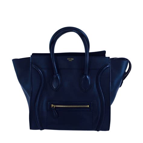 celine luggage navy|Celine luggage review.